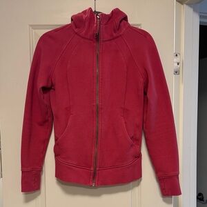 Lululemon Scuba Full-Zip Hoodie - Vintage Rose color - excellent condition